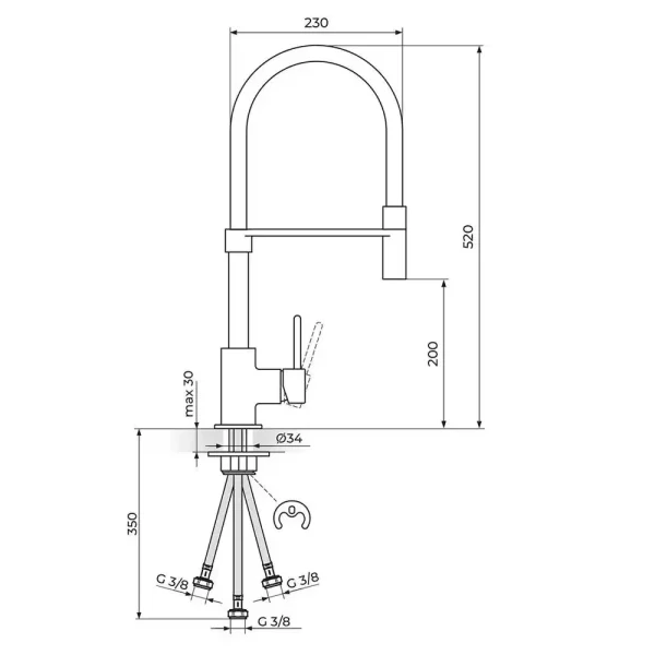 Baterija za sudoperu ZERRO JZ38703 - Slika 2