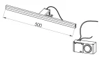 Lampa LED 500 LED,SW,S 300290 - Slika 2