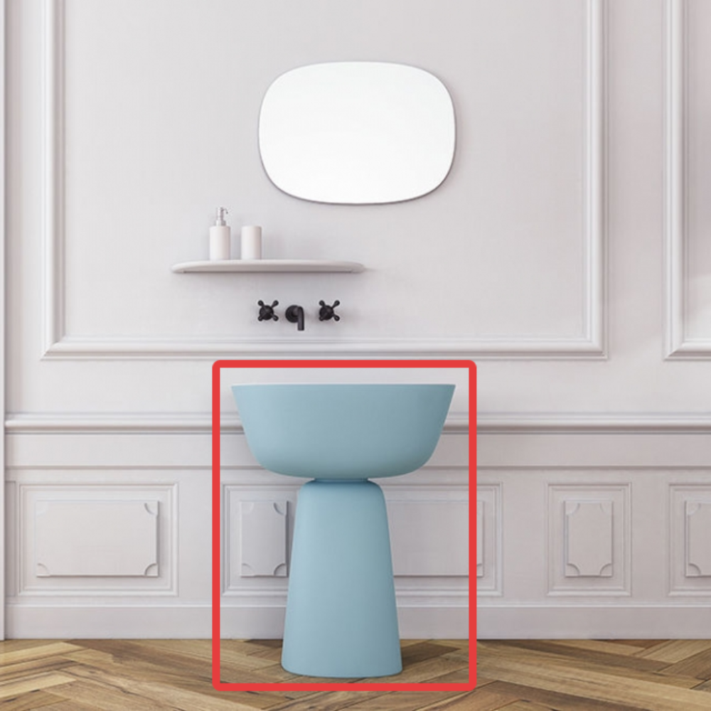milo-single-basin Milo Basin Single 70x51 Blue/White 592920 - Slika 1