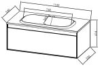 Ormarić Pandora OUP 110 NA 514190 - Slika 2