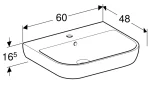 Geberit Umivaonik Smyle (60x48) - Slika 2