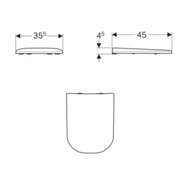 Geberit WC daska Smyle Soft close 500.236.01.1 - Slika 2
