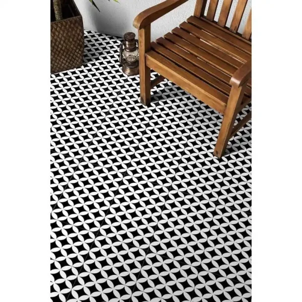 District Circles Black 20x20 - Slika 2