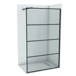 Walk-in COPEN MONTE 80x200 matt black ram 8mm staklo C-02-SB80