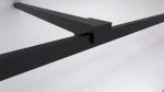 Walk-in COPEN MONTE 80x200 matt black ram 8mm staklo C-02-SB80 - Slika 4
