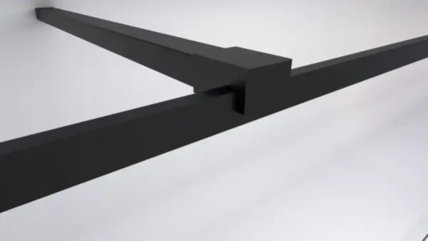 Walk-in COPEN MONTE 80x200 matt black ram 8mm staklo C-02-SB80 - Slika 4