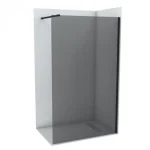 Walk-in COPEN MONTE DARK 80x200, matt black ram, 8mm grey staklo C-02-SB80G
