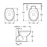 WC šolja Polo Simplon Inker - Slika 2