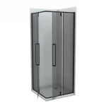 Tuš kabina Copen Absolut Black sa pivot vratima 90x200 (C-02-B6190)
