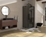 Tuš kabina Copen Absolut Black sa pivot vratima 90x200 (C-02-B6190) - Slika 4