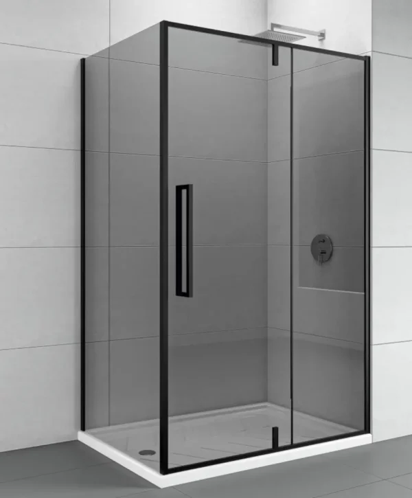 Tuš vrata Copen Absolut Black 120x200 sa pivot vratima (C-02-B6120) - Slika 2
