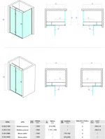 Tuš vrata Copen Fonta 120x195 (C-02-3120) - Slika 6