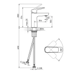 Baterija za lavabo  130101B - Slika 2
