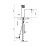 Baterija za lavabo  230101BG - Slika 2