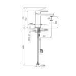 Baterija za lavabo - hladna voda 254201 - Slika 2