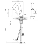 Baterija za lavabo  330101B - Slika 2