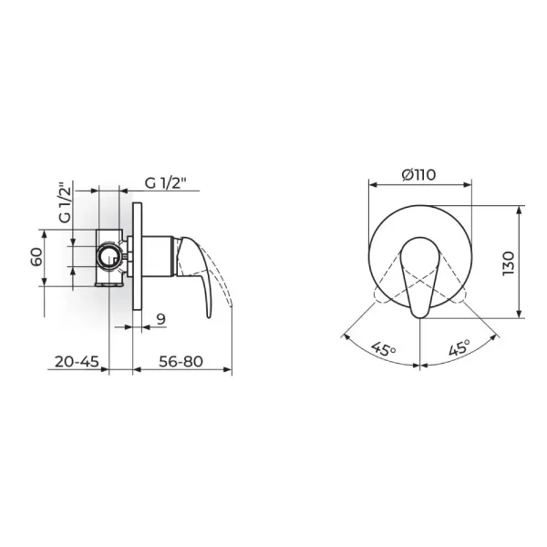 Baterija uzidna, sa jednim izlazom JP31801 - Slika 2
