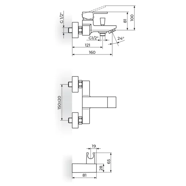 Baterija za kadu JQ33101B - Slika 2